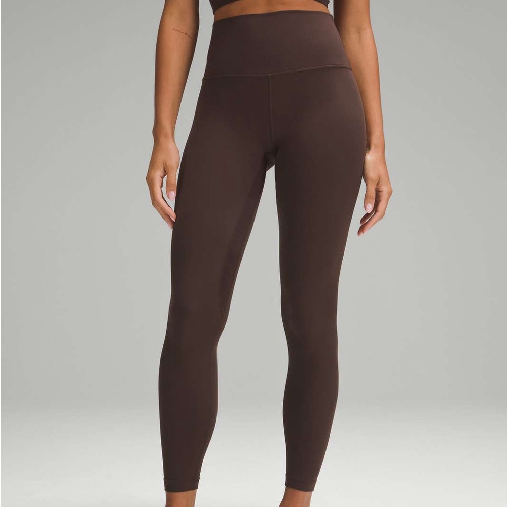 Lululemon Align High Rise 28” Espresso Size 4